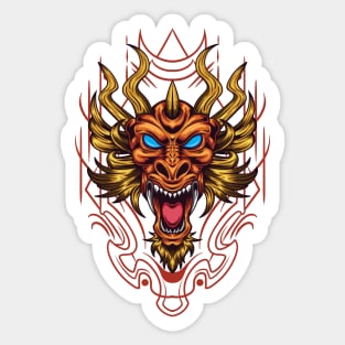 Dragon Illustration 03 Sticker